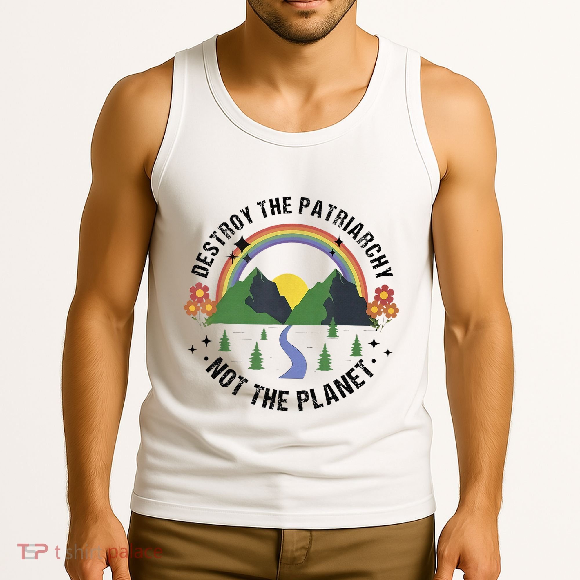 Destroy The Patriarchy Not The Planet Smash Patriarchy Tank Top
