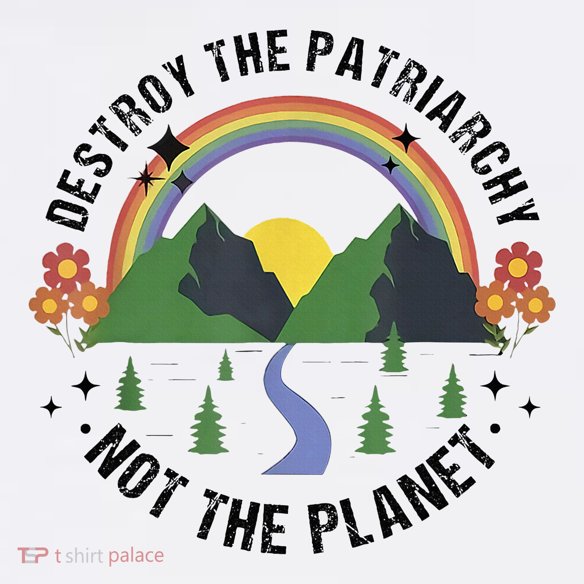 Destroy The Patriarchy Not The Planet Smash Patriarchy Women's T-Shirt
