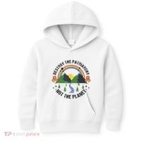 Destroy The Patriarchy Not The Planet Smash Patriarchy Kids Hoodie thumb 0