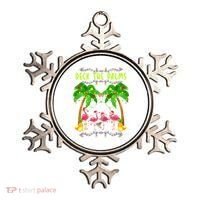 Deck the Palms Merry Flamingo Christmas funny Ornament thumb 0
