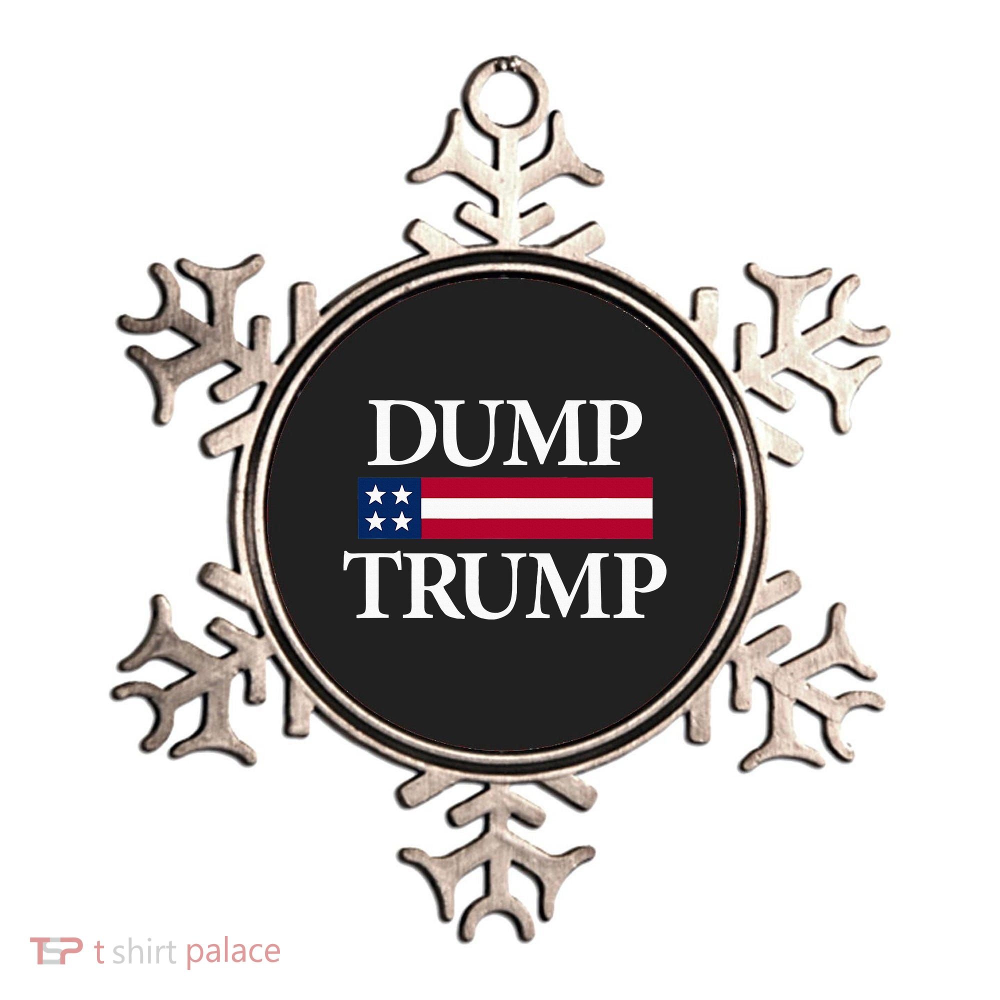 Dump Trump Political Ornament