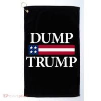 Dump Trump Political Golf Towel thumb 0