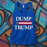 Dump Trump Political Women's Tank Top thumb 3