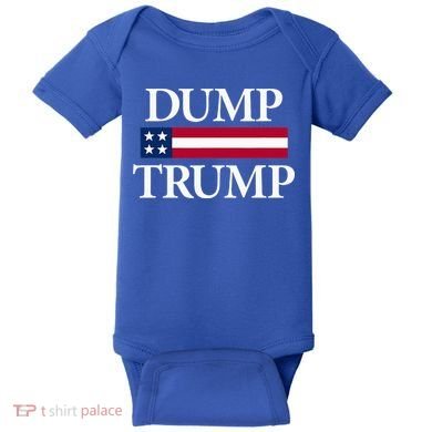 Dump Trump Political Baby Bodysuit