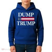 Dump Trump Political Kids Hoodie thumb 4