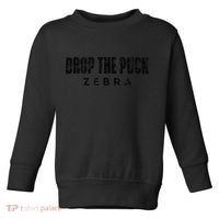 Drop The Puck Zebra Toddler Sweatshirt thumb 0