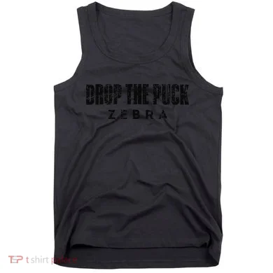 Drop The Puck Zebra Tank Top