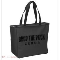 Drop The Puck Zebra Tote Bag thumb 2