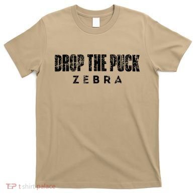 Drop The Puck Zebra T-Shirt