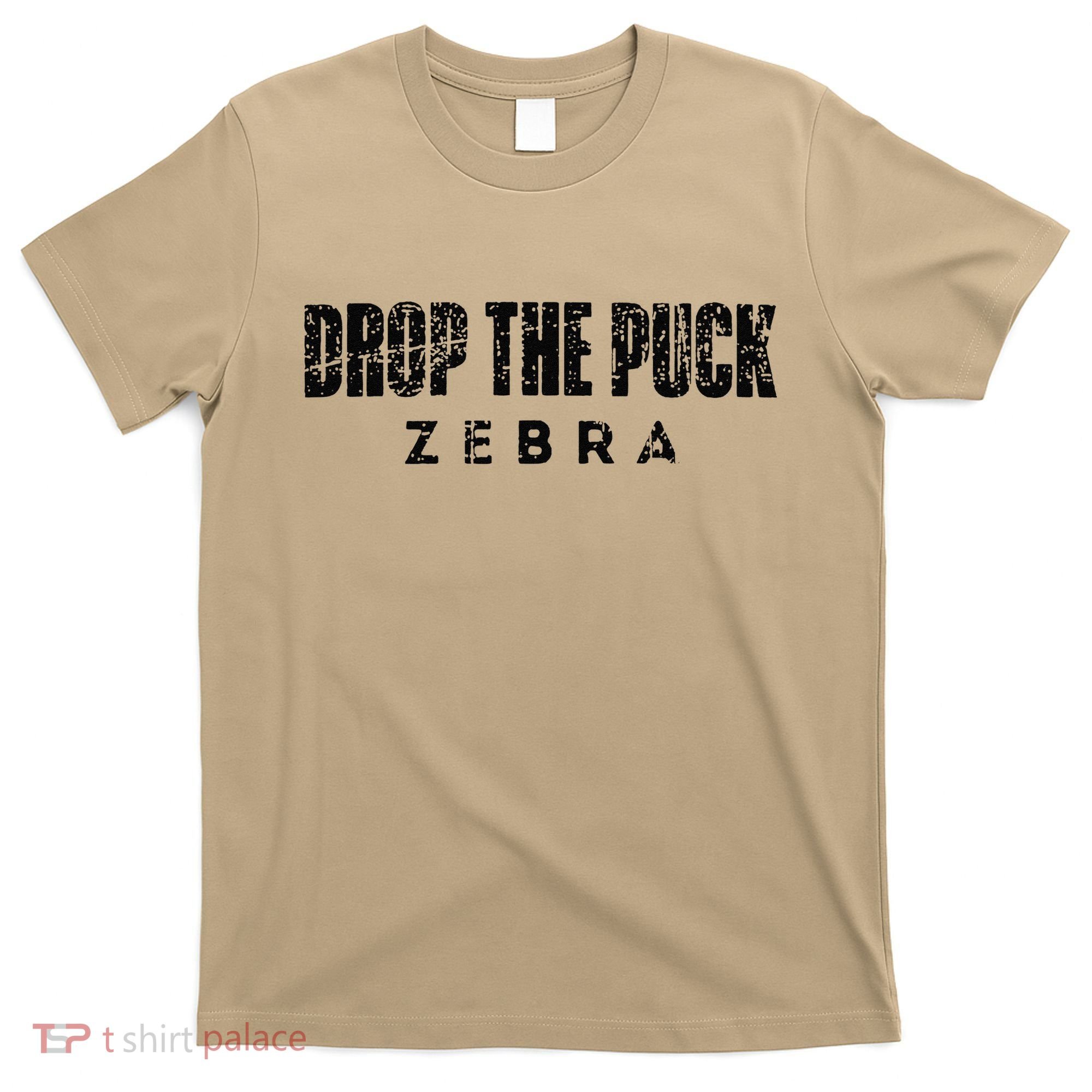 Drop The Puck Zebra T-Shirt