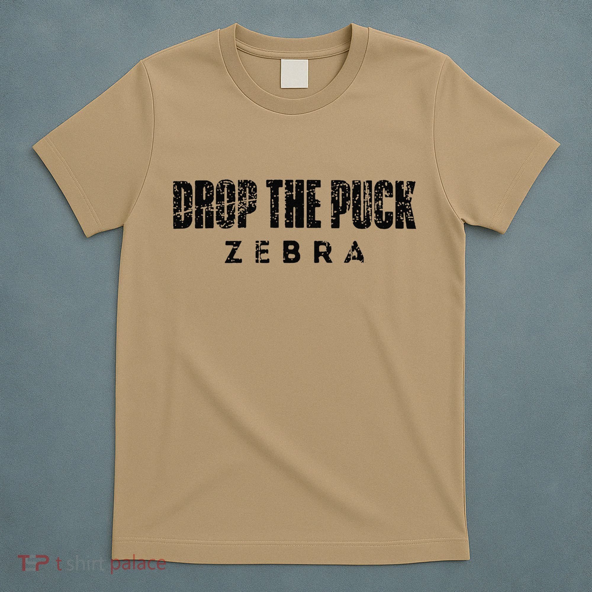 Drop The Puck Zebra T-Shirt