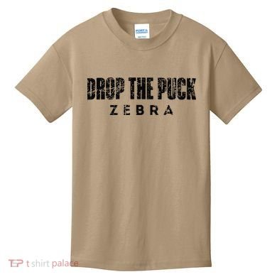 Drop The Puck Zebra Kids T-Shirt