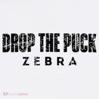 Drop The Puck Zebra Comfort Colors Garment-Dyed Hooded Sweatshirt thumb 2