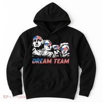 Dream Team President American Flag Patriotic 4th Of July Hoodie thumb 0