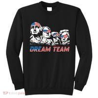 Dream Team President American Flag Patriotic 4th Of July Sweatshirt thumb 0