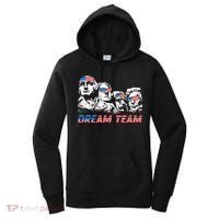 Dream Team President American Flag Patriotic 4th Of July Women's Hoodie thumb 0