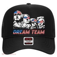 Dream Team President American Flag Patriotic 4th Of July Hat thumb 0