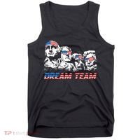Dream Team President American Flag Patriotic 4th Of July Tank Top thumb 0