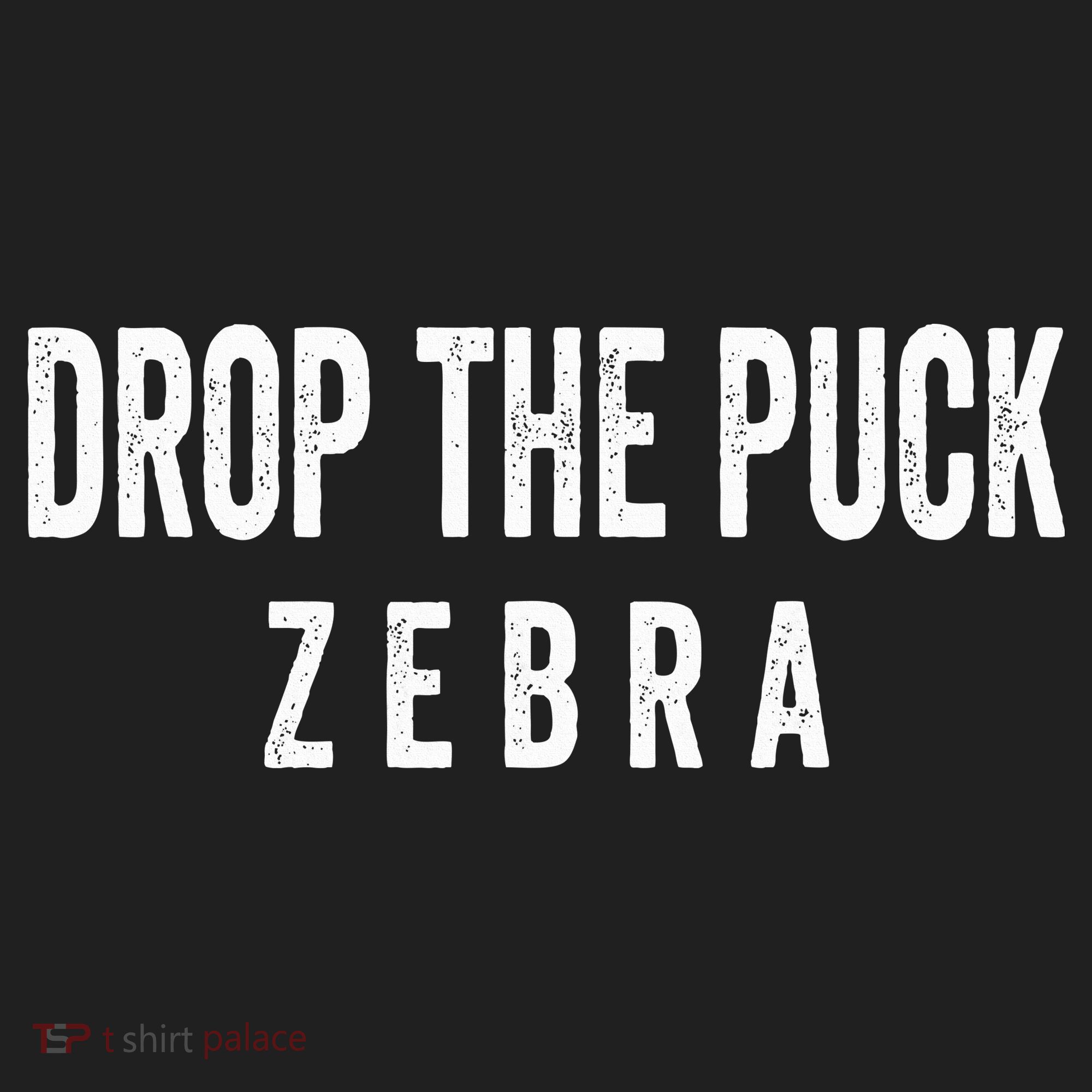 Drop The Puck Zebra Ladies Heavyweight Boxy Pullover Hoodie