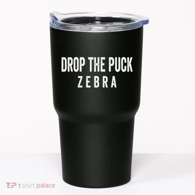 Drop The Puck Zebra Tumbler