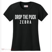Drop The Puck Zebra Women's Cooling Performance Crew T-Shirt thumb 0