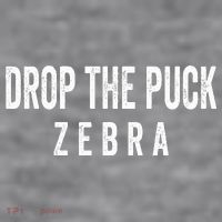 Drop The Puck Zebra Women's Racerback Cropped Tank thumb 2