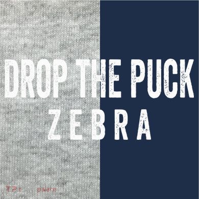 Drop The Puck Zebra Kids Colorblock Raglan Jersey