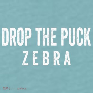 Drop The Puck Zebra Sueded Cloud Jersey T-Shirt