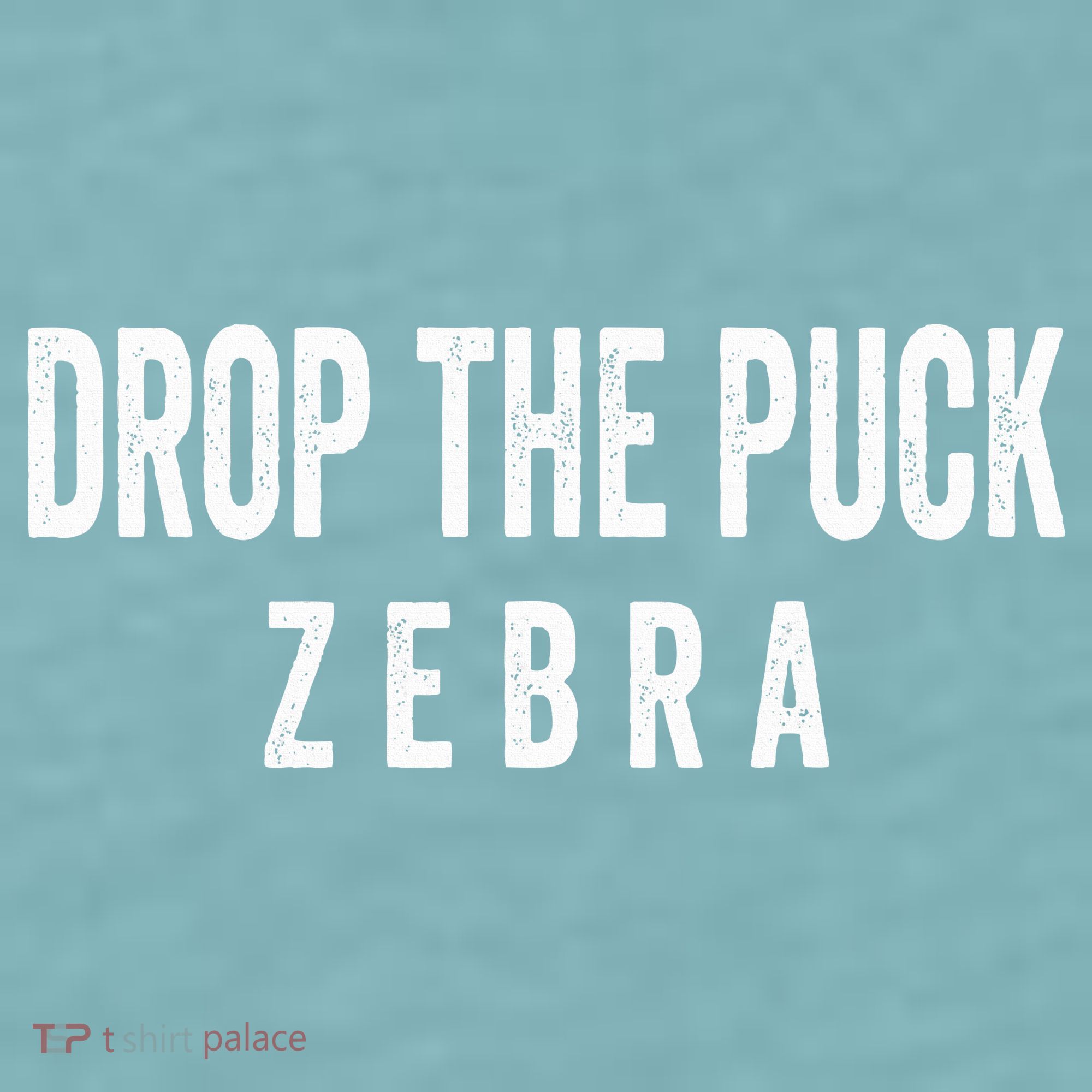 Drop The Puck Zebra Sueded Cloud Jersey T-Shirt