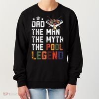 Dad The Pool Billiards Legend Gift For Father's Day Women's Sweatshirt thumb 0
