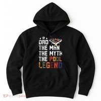 Dad The Pool Billiards Legend Gift For Father's Day Hoodie thumb 0