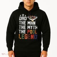 Dad The Pool Billiards Legend Gift For Father's Day Hoodie thumb 2