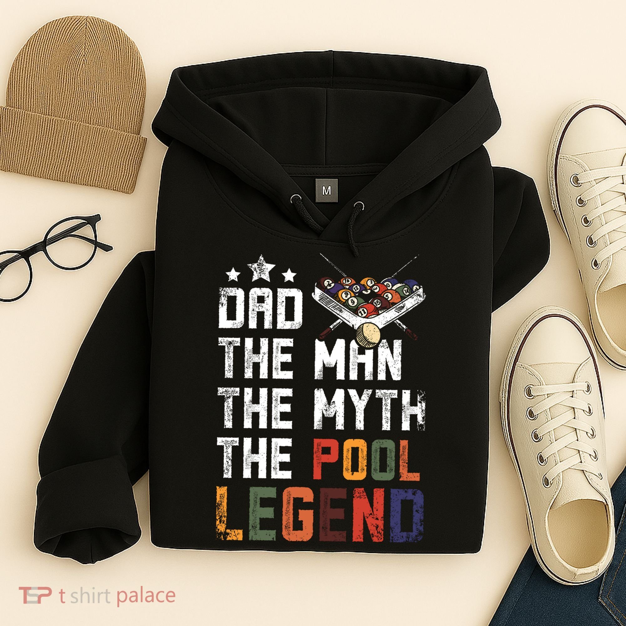 Dad The Pool Billiards Legend Gift For Father's Day Hoodie