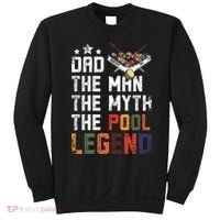 Dad The Pool Billiards Legend Gift For Father's Day Sweatshirt thumb 0