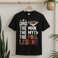 Dad The Pool Billiards Legend Gift For Father's Day T-Shirt thumb 2