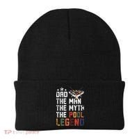 Dad The Pool Billiards Legend Gift For Father's Day Beanie thumb 0