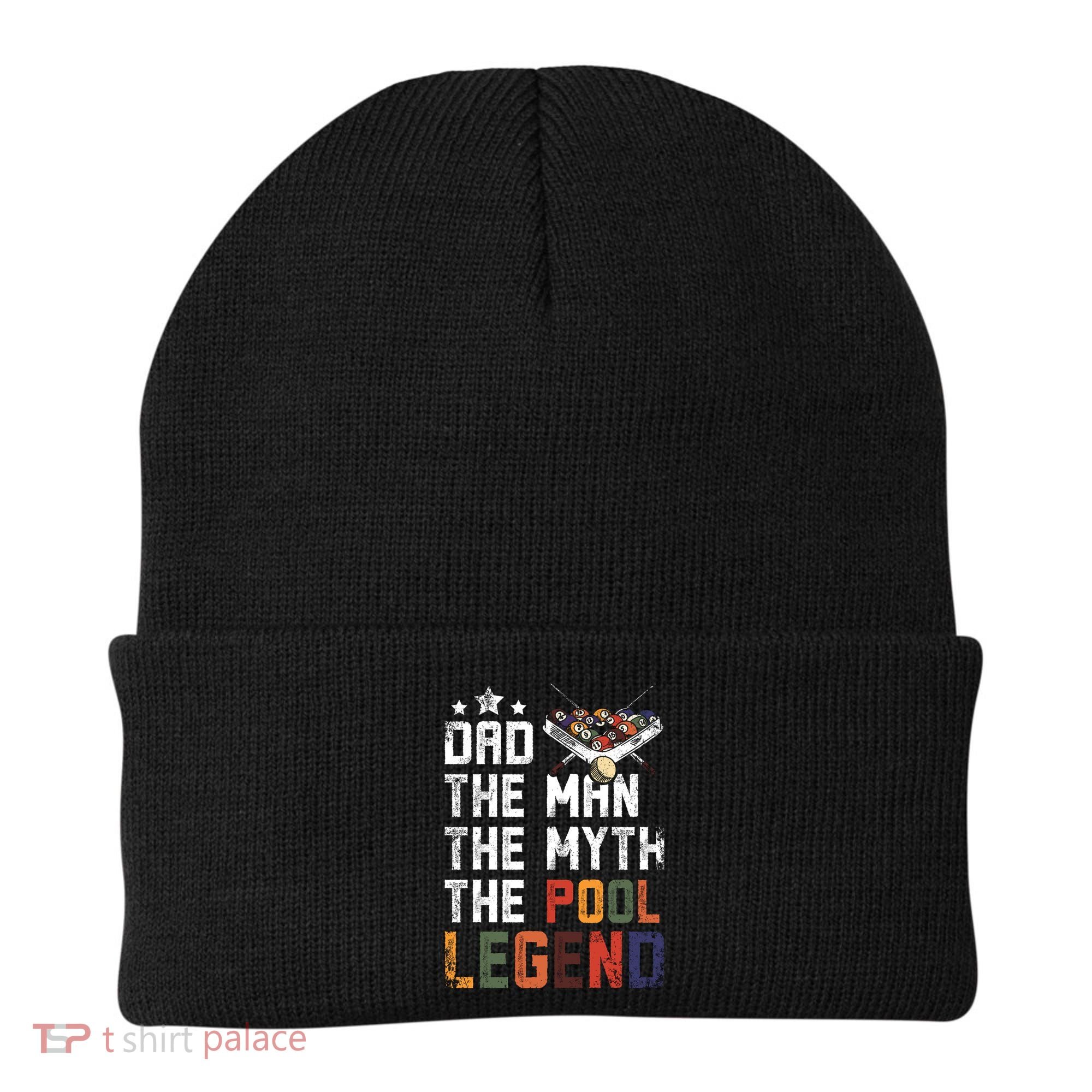 Dad The Pool Billiards Legend Gift For Father's Day Beanie