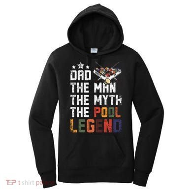 Dad The Pool Billiards Legend Gift For Father's Day Women's Hoodie