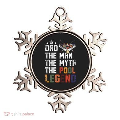Dad The Pool Billiards Legend Gift For Father's Day Ornament