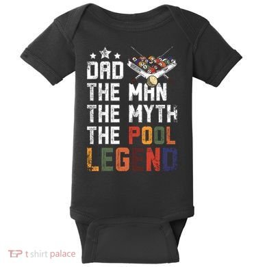 Dad The Pool Billiards Legend Gift For Father's Day Baby Bodysuit