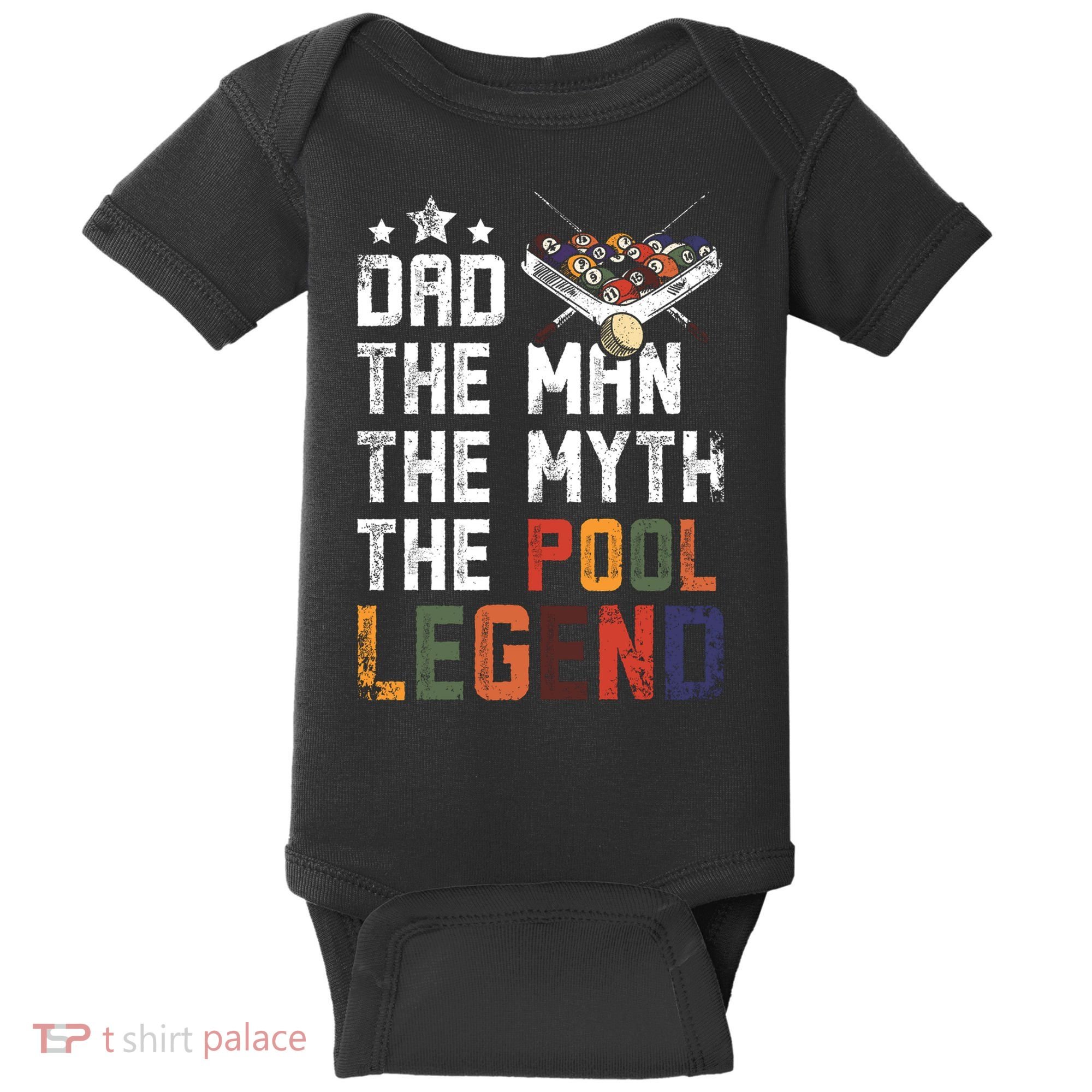 Dad The Pool Billiards Legend Gift For Father's Day Baby Bodysuit