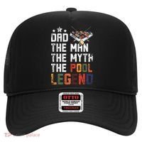 Dad The Pool Billiards Legend Gift For Father's Day Hat thumb 0