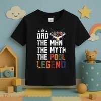 Dad The Pool Billiards Legend Gift For Father's Day Toddler T-Shirt thumb 3