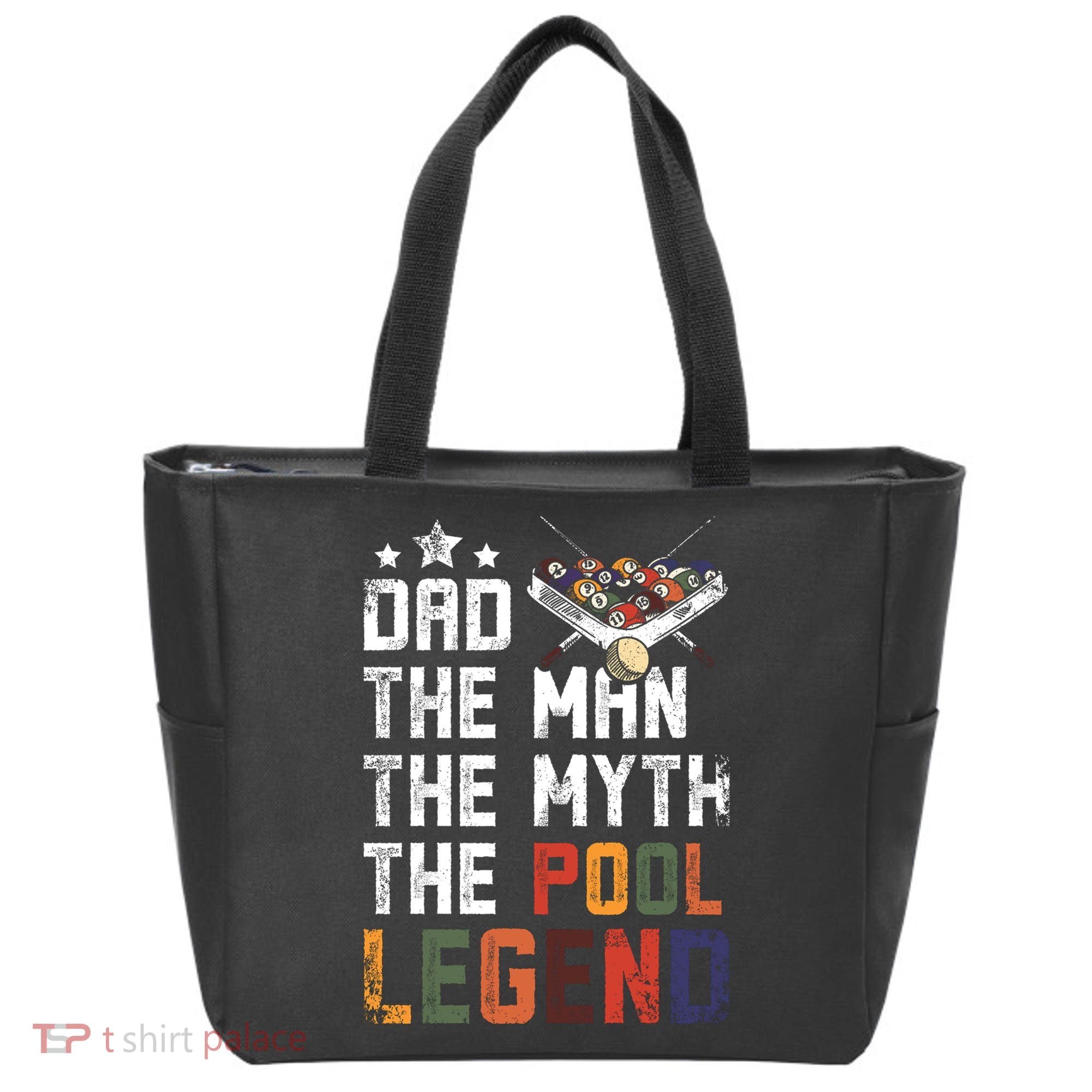 Dad The Pool Billiards Legend Gift For Father's Day Tote Bag