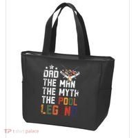 Dad The Pool Billiards Legend Gift For Father's Day Tote Bag thumb 3