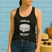 Duct Tape Problem Solver Women's Tank Top thumb 2