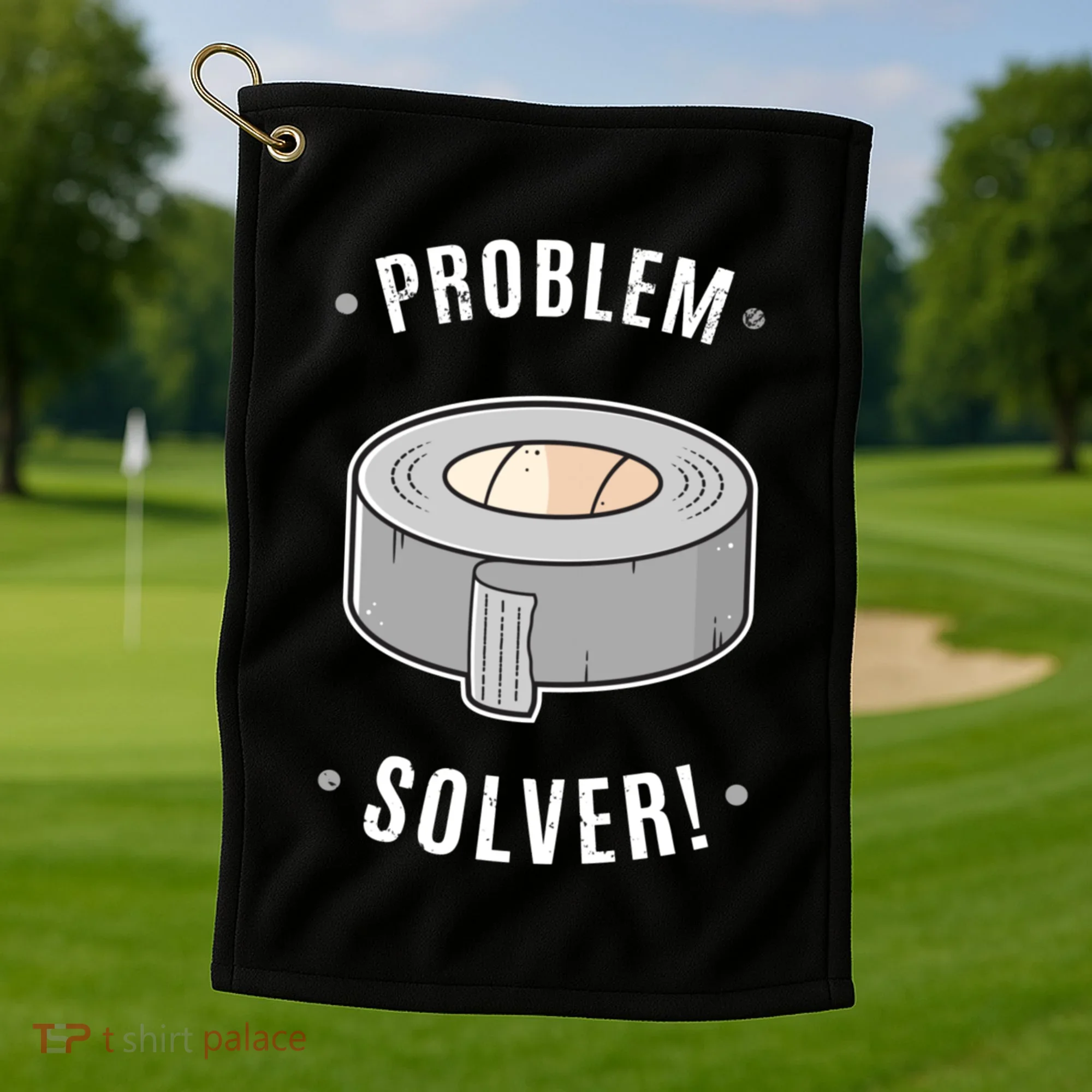 Duct Tape Problem Solver Golf Towel