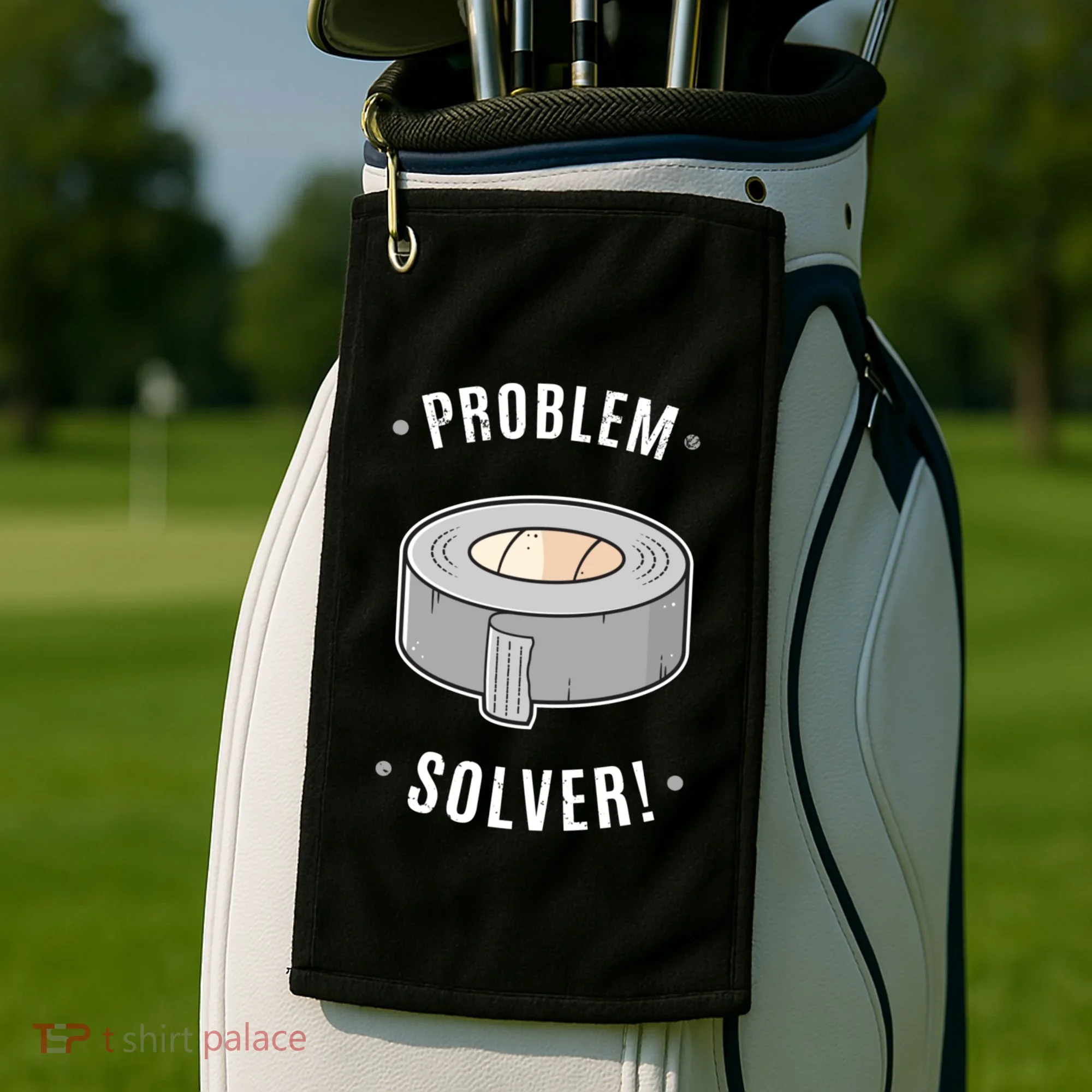 Duct Tape Problem Solver Golf Towel