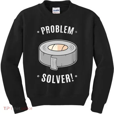 Duct Tape Problem Solver Kids Sweatshirt