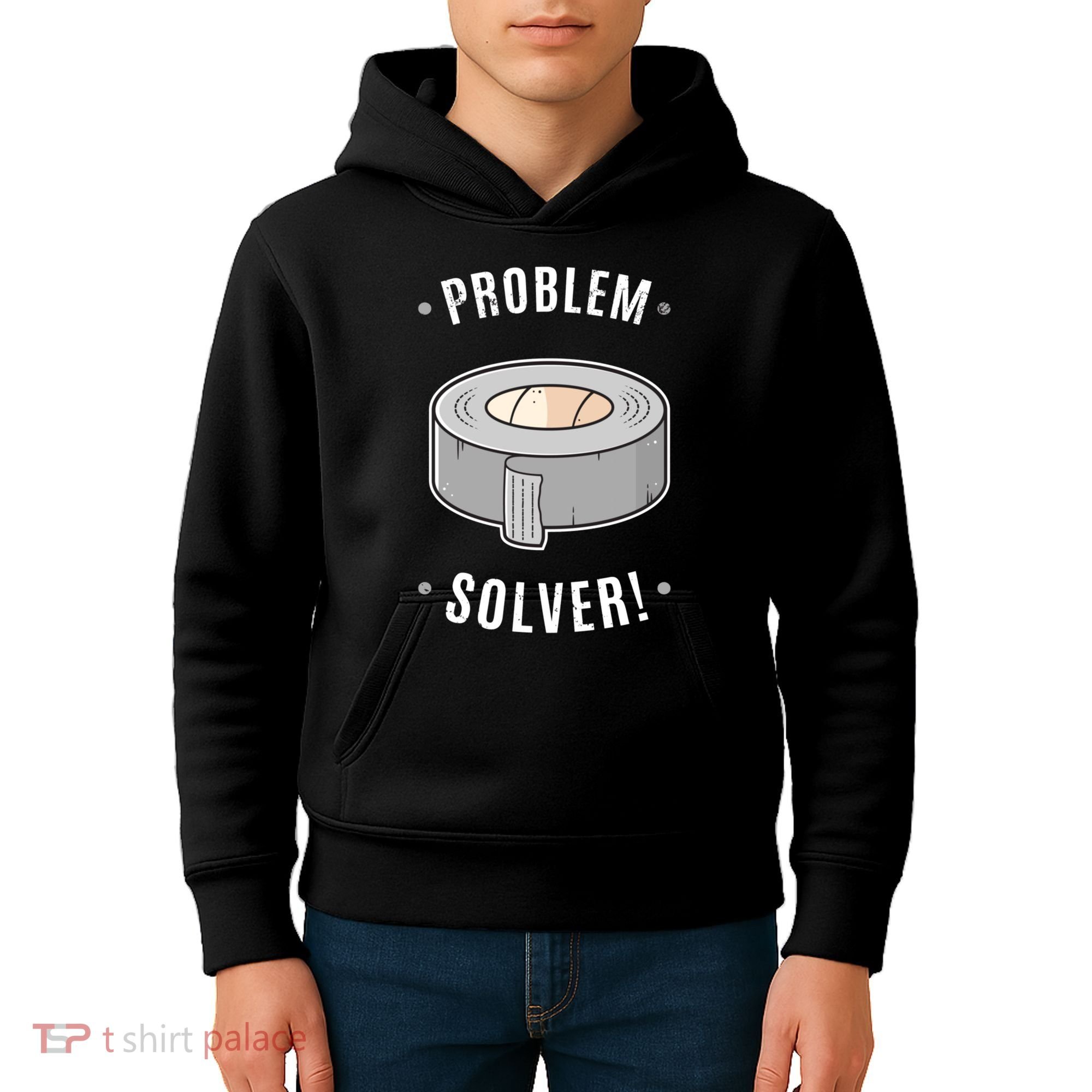 Duct Tape Problem Solver Kids Hoodie